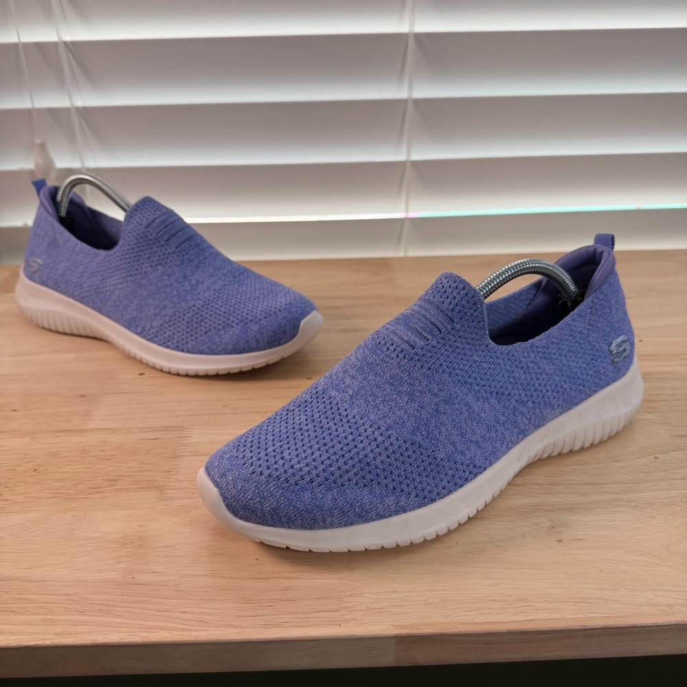 Skechers Ultra Flex Harmonious Sneakers Women's Blue Slip-On Low Top Shoes - 8